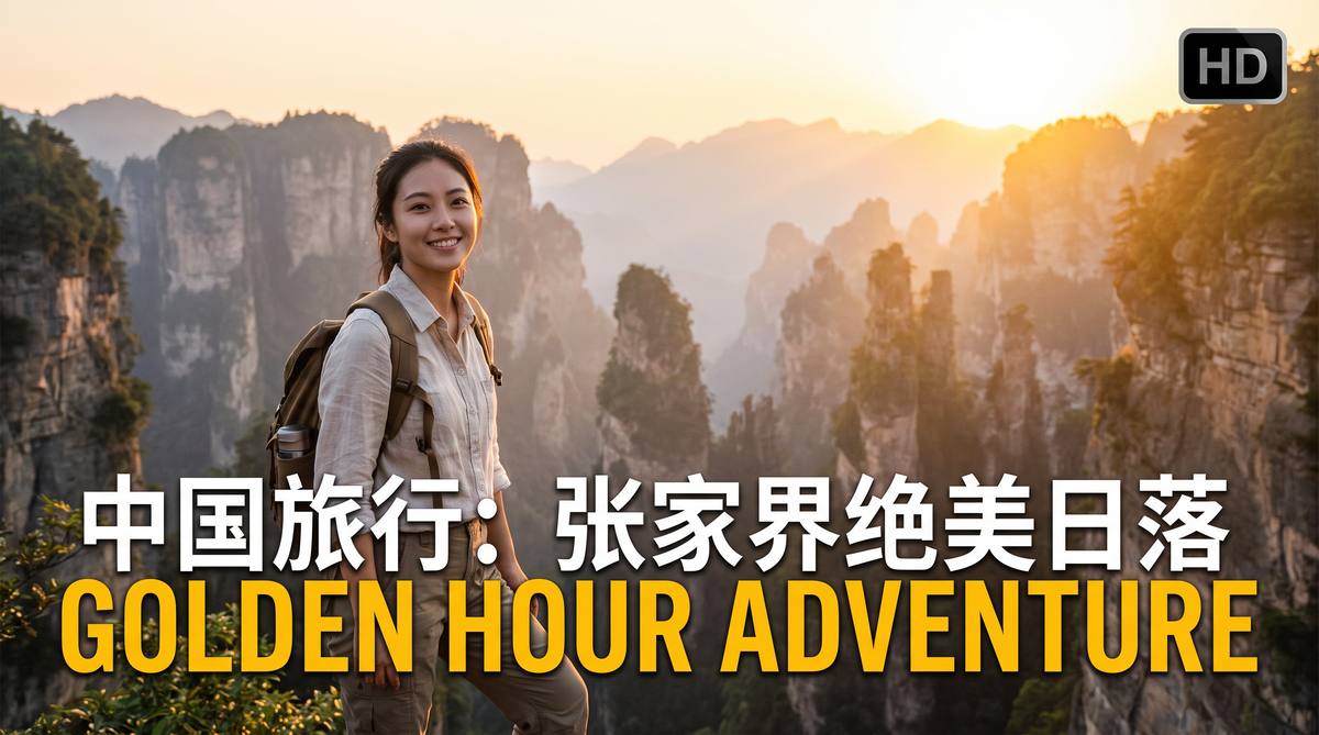 暗网 暗网旅行视频教程：张家界绝美日落，一生必去的风景